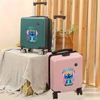 1pc official carry on luggage suitcase with means no one left forever message telescopic handle swivel wheels lightweight zipper closure cabin bag for fans business travel perfect birthday christmas gift stylish teal blue beige pink luggage for travel for teenager