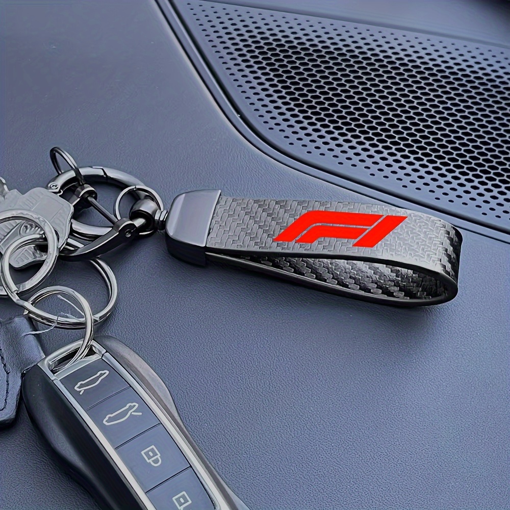 Llavero Fórmula 1 Cromado Para Fanáticos De Los Autos De Carreras - Regalo Ideal