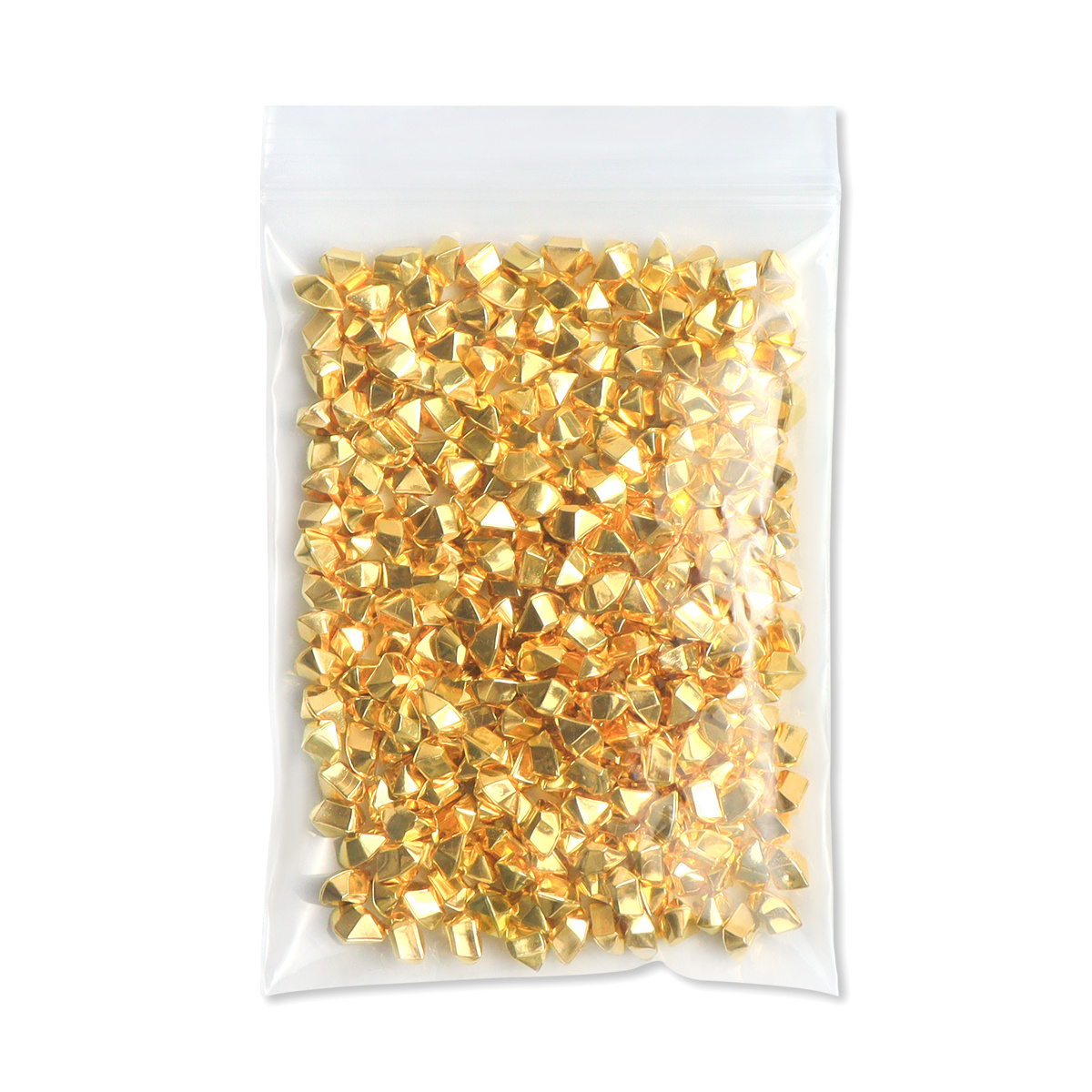 Image of Fake Acrylic Gems, Sparkling Plastic Golden Nuggets Irregular, For Party Table Centerpieces, For Vase Fillers, Table , Weddings, Epoxy Resin Diy, Holiday And Home Decor, Approximately Pack Of 260pcs