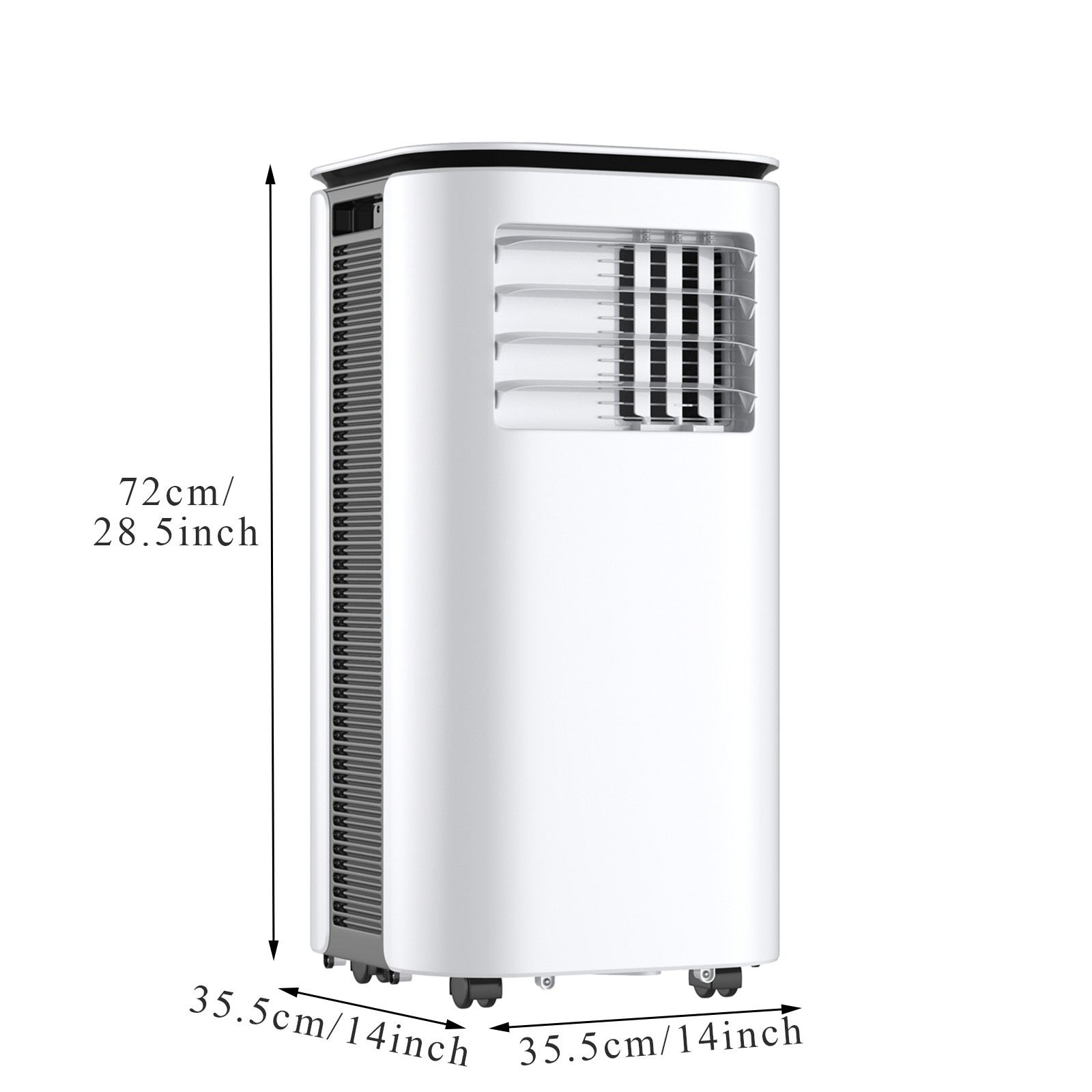 COSTWAY Portable Mobile AC Unit with 9, 000 BTU - 3-In-1 Cooling,... product image 5