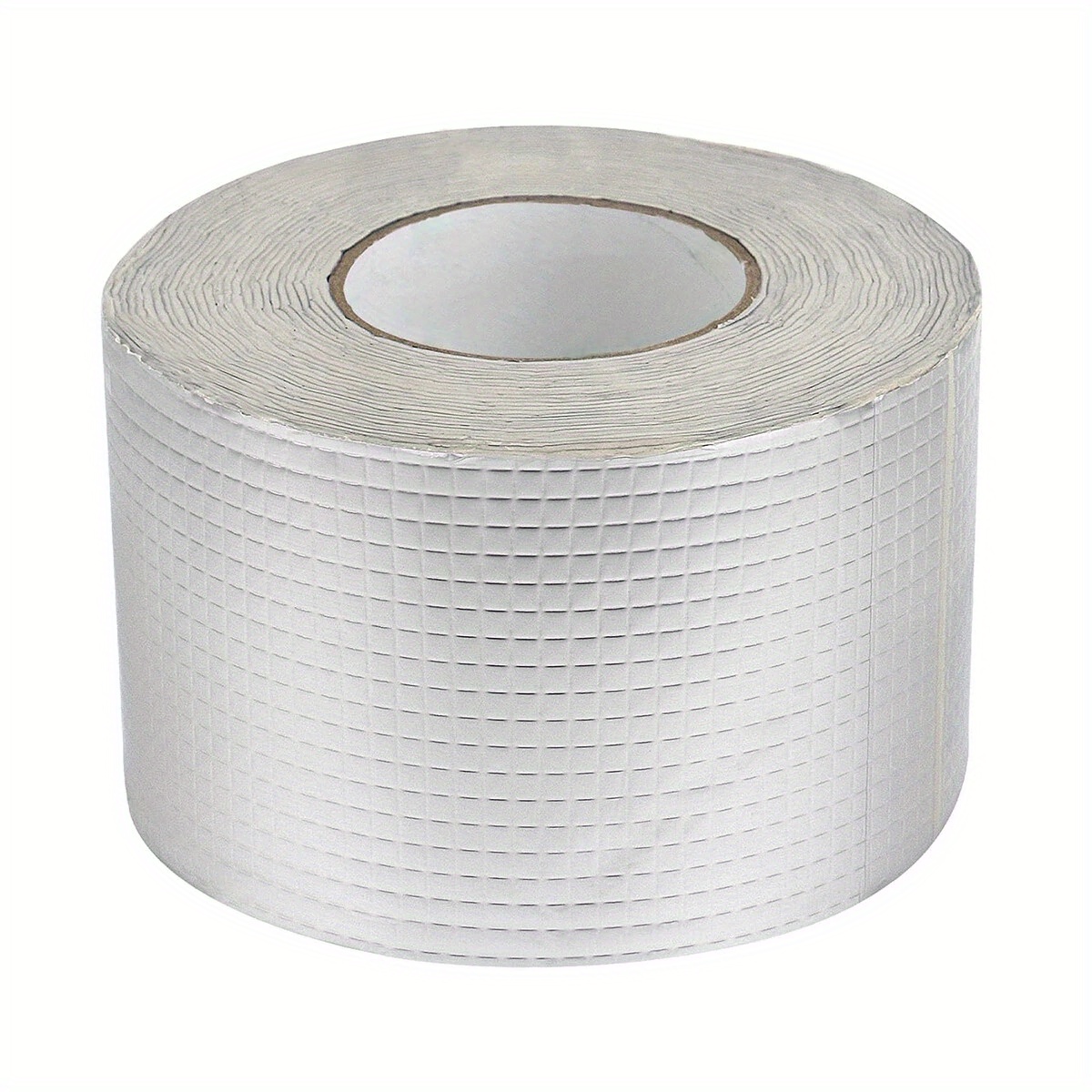 TEMU 6rolls Waterproof Self-adhesive Aluminum Foil Tape Caulk - Leak-proof Sealing Strip For Tile Roofs, Pipes, Home Renovation