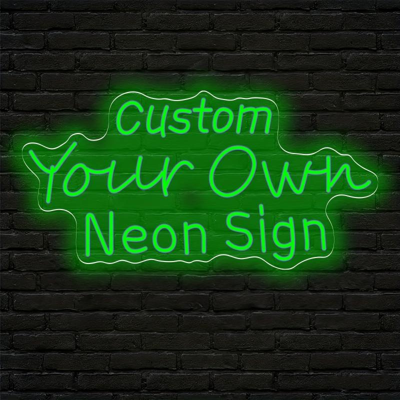 Personalized Custom Text LED Neon Light, USB Powered