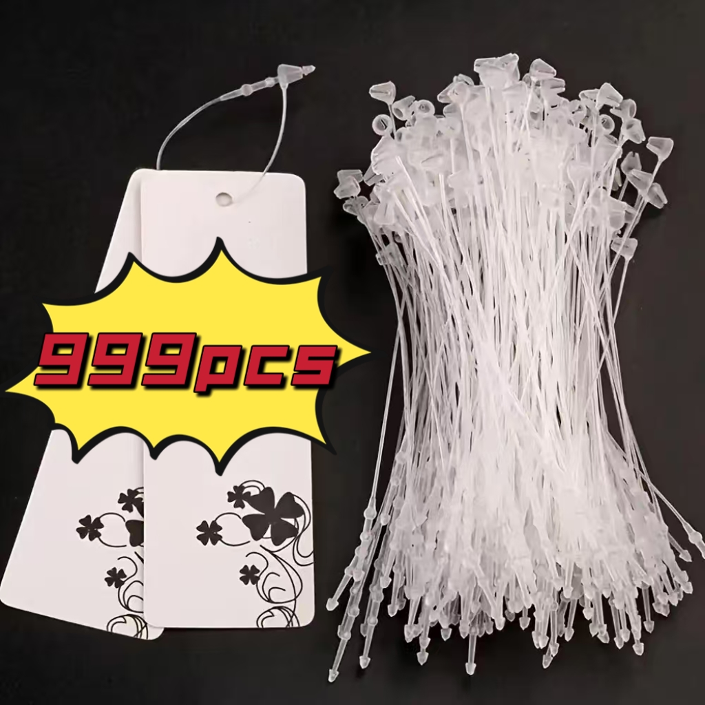 TEMU 999pcs Of Label Clips - Label Additions, Decorative Strings For Christmas Tags, Perfect For Clothing Labels, Book Reading Labels, Product Retail