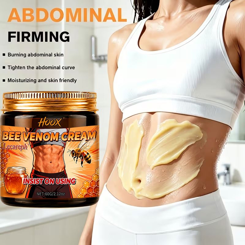 TEMU Super Fast-acting Bee Venom Abdominal Firming Cream, Powerful Lifting& Tightening, Improves Sagging& Skin, Lightweight Texture, Suitable For ,