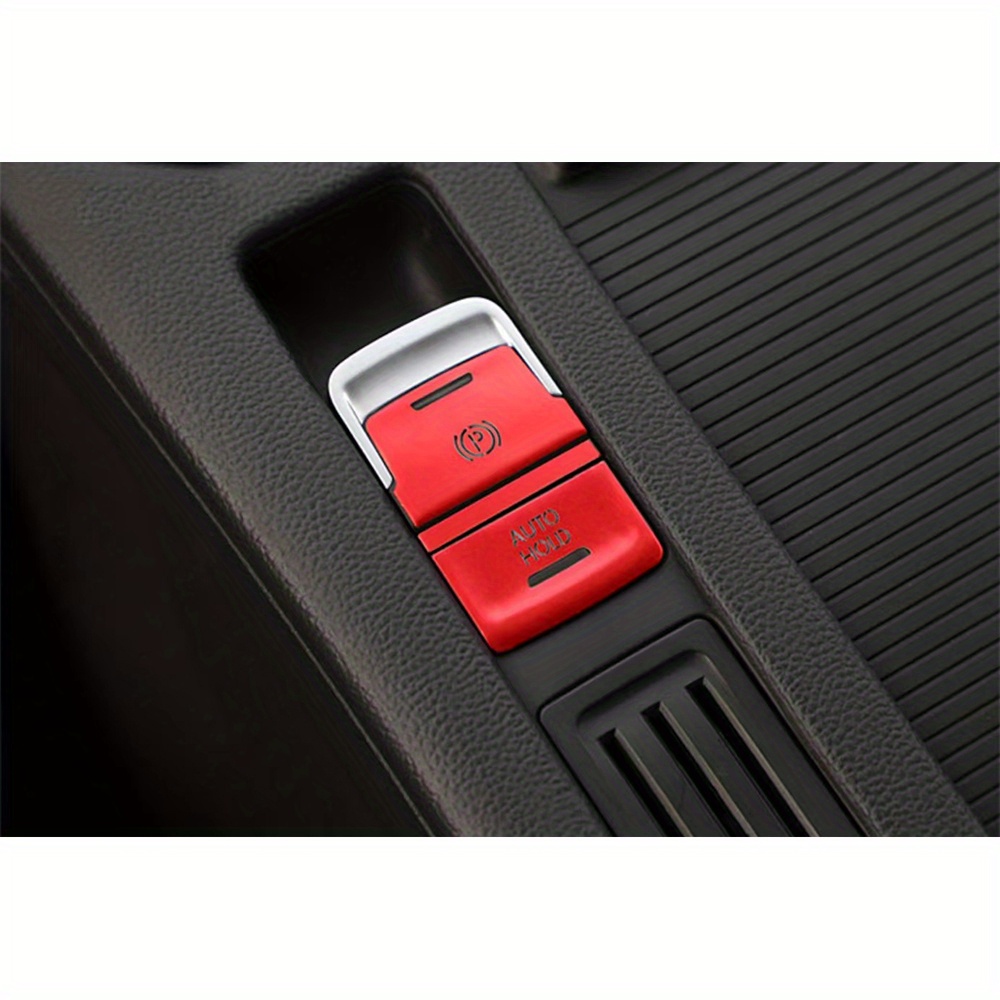 Image of Suitable For Golf 7.5 Mk7 At 2015-2019 Car Auto Hold P Switch Button Cover Decoration Protective Accessory