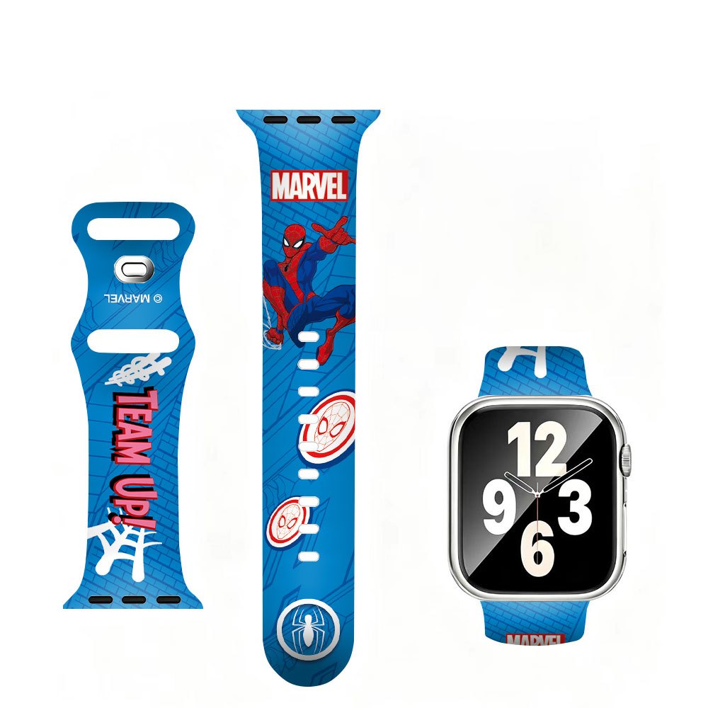TEMU Miniso Officially Licensed, Cool Print Strap, Compatible With For Watch Bands 38mm 40mm 41mm 4mm 4mm 45mm 49mm (s10 42)mm (s10 46)mm Fashionable