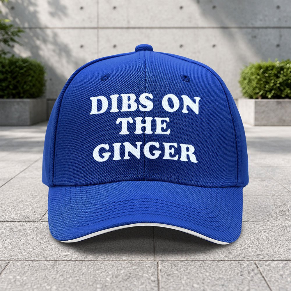 TEMU 1pc On The Ginger Adjustable Duckbill Baseball - Lightweight Suitable For Outdoor Sports, Cycling, Music Festivals & Gifts, Adjustable Closure,