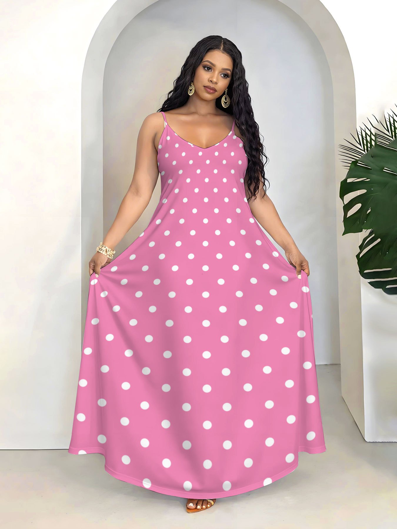 pink sundress sold on Temu United States