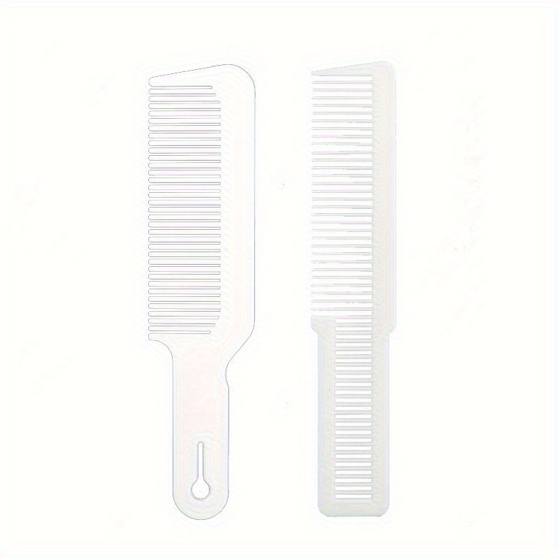 A Set of 2 Hair Styling Combs, Professional Edge Comb for Barbers, Ultra-Thin Cutting Comb, Heat-Resistant Smooth Comb for Hair Salons.