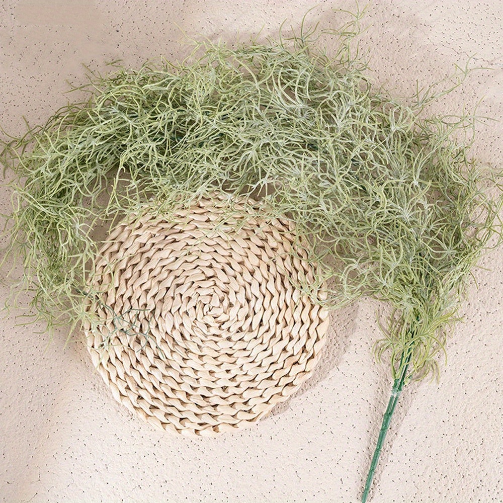 91cm Artificial Air Grass Flower Arrangement Plastic Elegant Artificial Vine Grass Succulents Handmade Real Touch Ceiling Wedding Party Wall Balcony