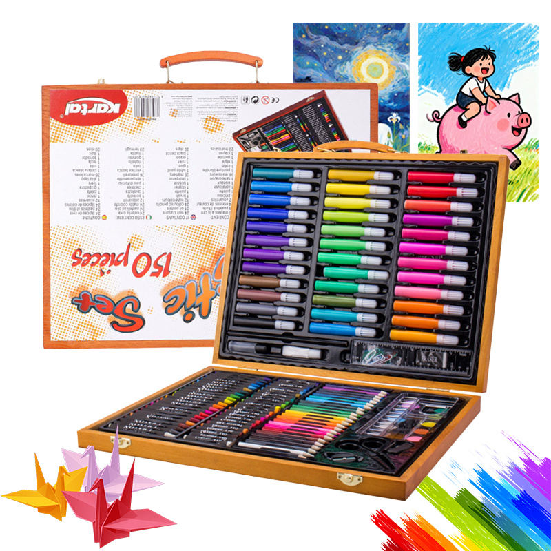 Image of Set Of 150 Professional Colored Pencils For Adult, Premium Art Supplies For Coloring, Blending And Layering - For Professional Artistic Use