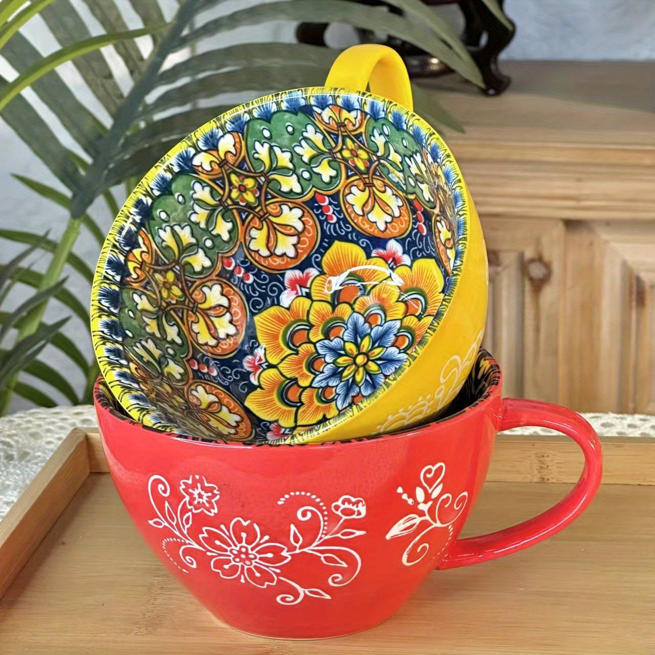 mug set 2 ceramic large cups 16oz 500ml - Temu