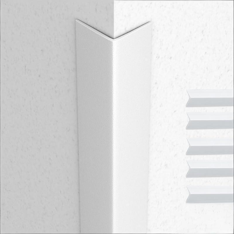 TEMU Paquete de 5 protectores de esquina suaves para molduras de pared, disponibles , negro y | Protectores de parachoques antirrayaduras y