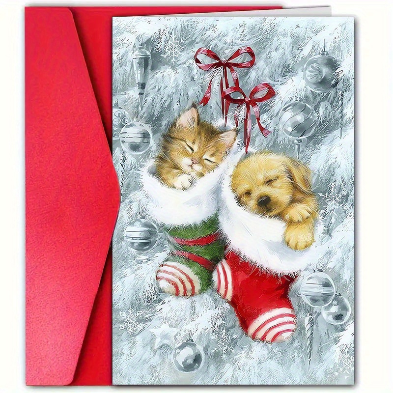 TEMU Christmas - For Pet & , And In Stockings, For Greetings & (4.7"x7")