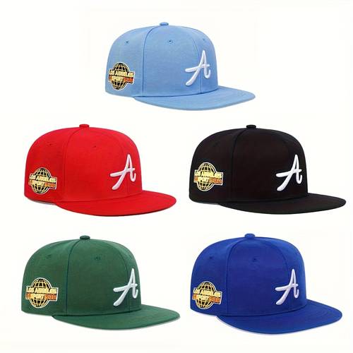 5pcs los angeles embroidered baseball cap casual hip hop adjustable sunshade dad hat for men and women