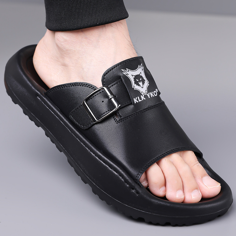 new 2024 spring summer casual slip on sandals soft sole trendy   for men high quality durable breathable   lightweight home slippers comfortable non slip thick soled outdoor indoor use fashionable open toe flip flops for     relaxation   or home   1 pair of eva slides 1   bag Product details 17