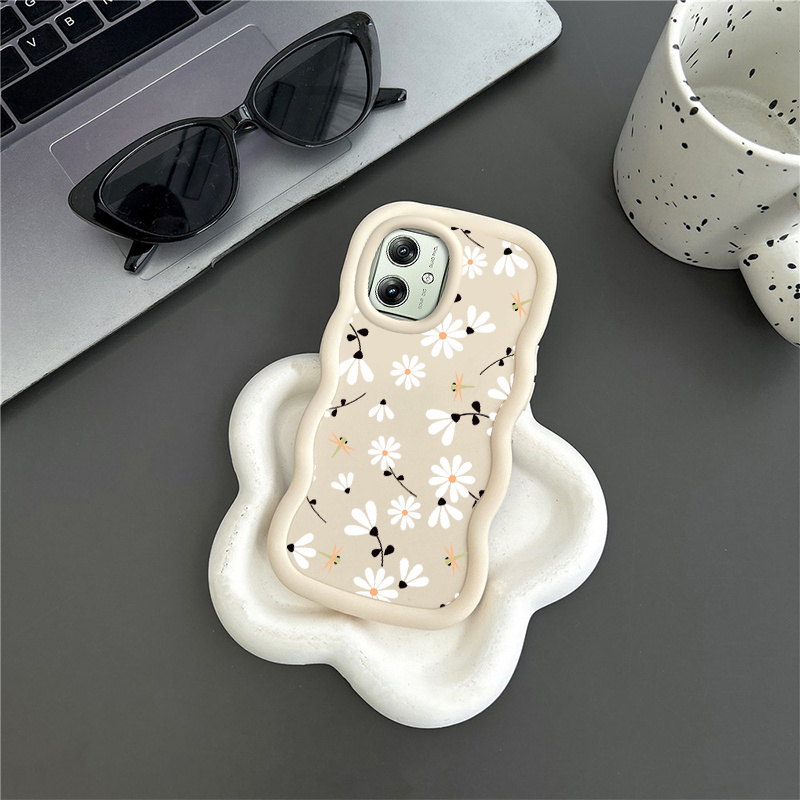 TEMU Phone Case - Flower Patterns For The For Moto G54 Case, Designed To Be Lightweight And Comfortable, Ideal For Entertainment