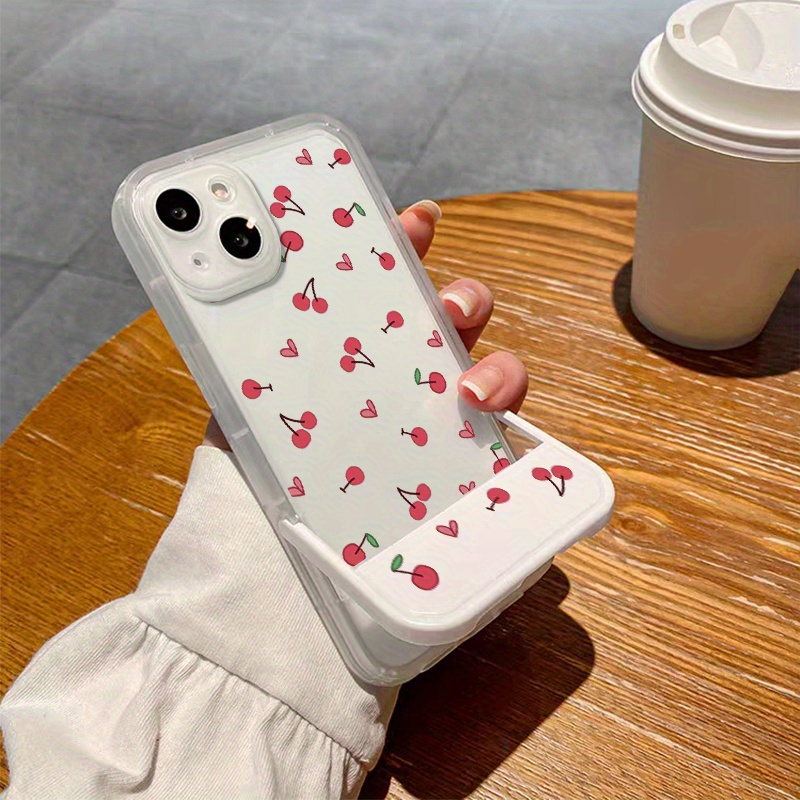 TEMU Phone Case: Fashionable Creative Multi-functional Design Shockproof Pattern Stand Phone Case For Iphone 16 15 14 13 12 11 Pro Max Xs Xr 7 8 Pus