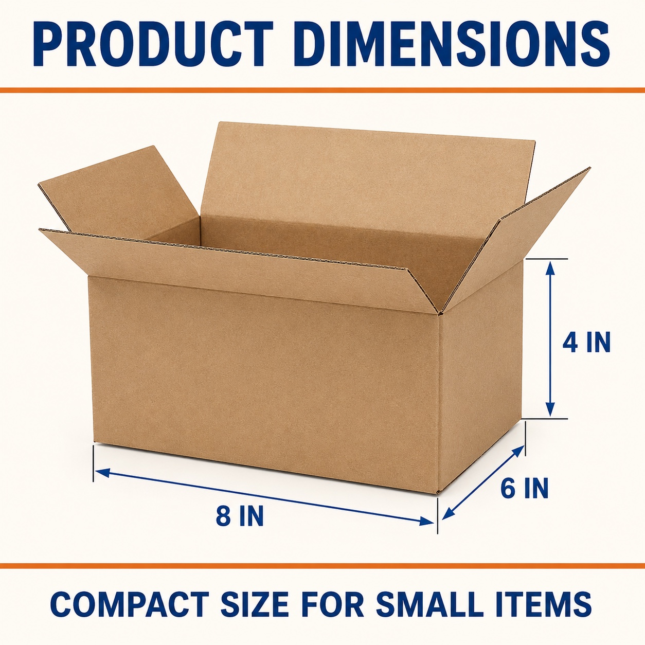 TEMU 101-pack 8 X 6 X 4 Inch Small Corrugated Shipping Boxes, Cardboard Mailing Boxes For Christmas Gifts, Holiday Packing, Small Business, Crafts,