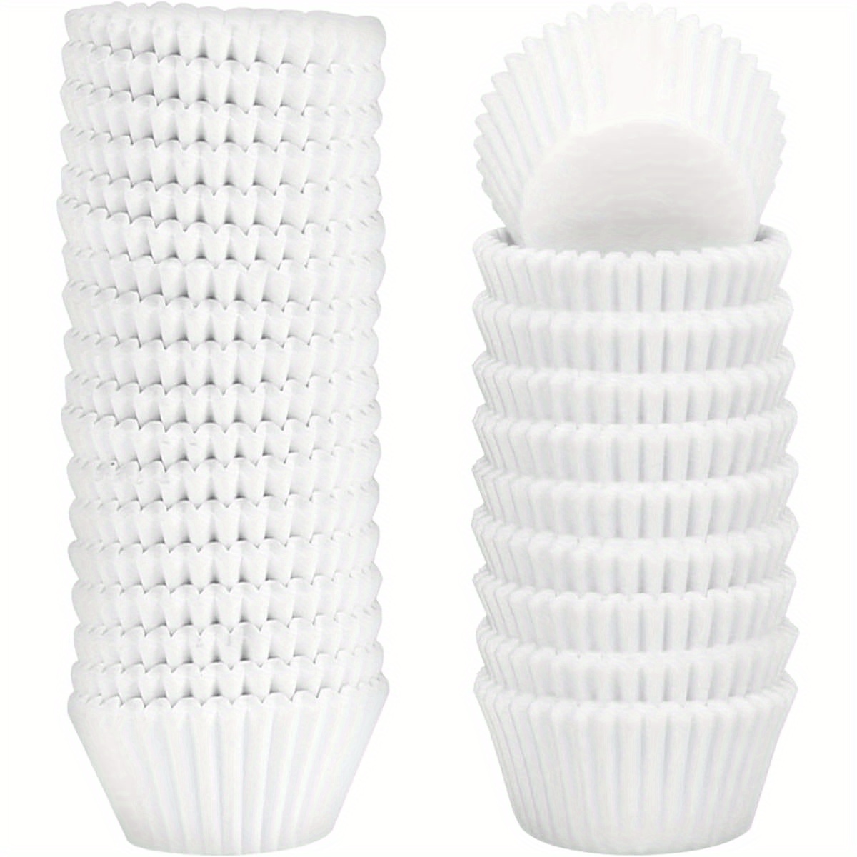 1000pcs heavy duty greaseproof cupcake liners non stick baking cups heat resistant up to for wedding birthday party   commercial home kitchen use 1000 count party supplies uniform shape   material event planners Product details 1