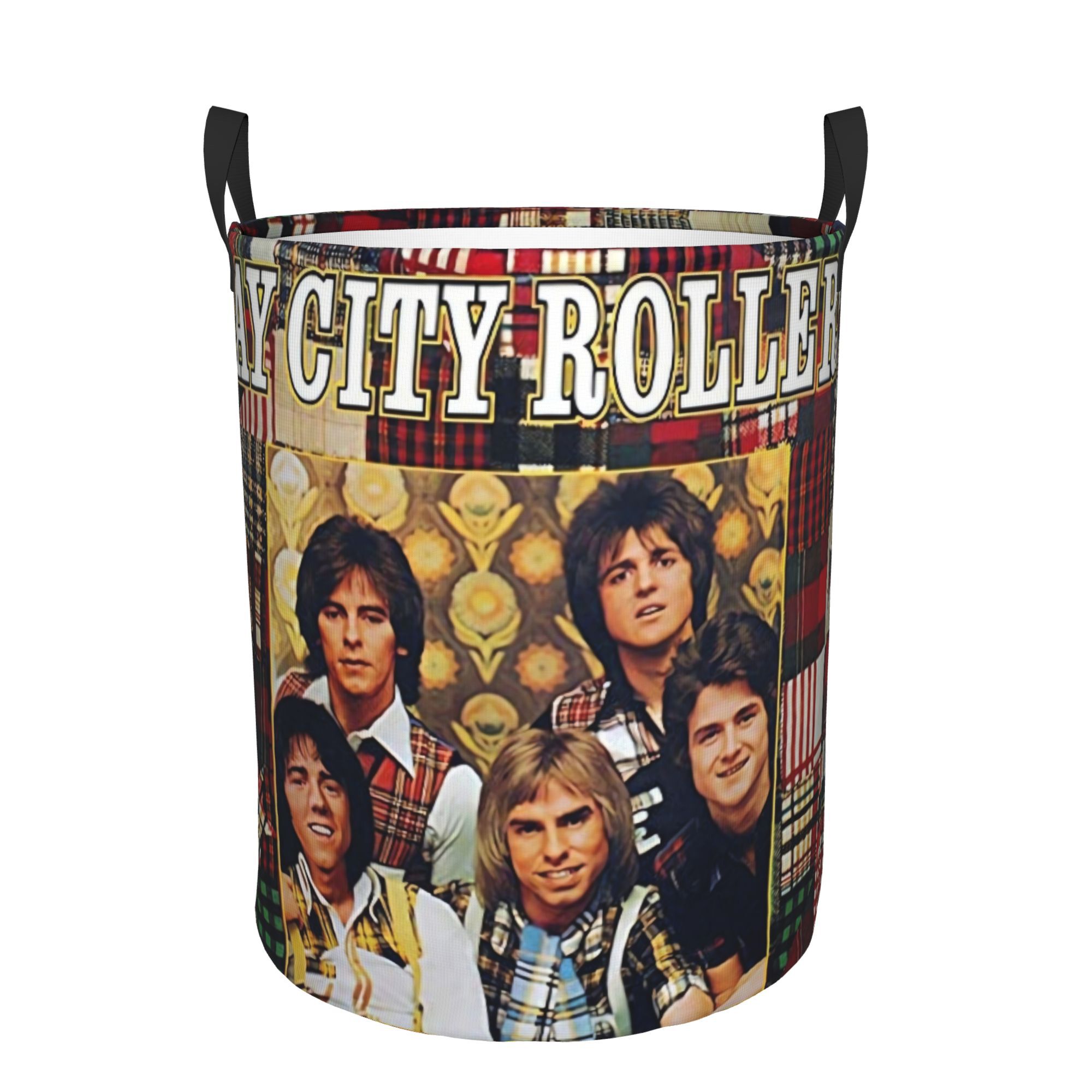 TEMU Rollers Decorative Laundry Basket Suitable For Bedrooms Closets Or Laundry Rooms Perfect For Family Routines Or Dorm , Shelf Baskets
