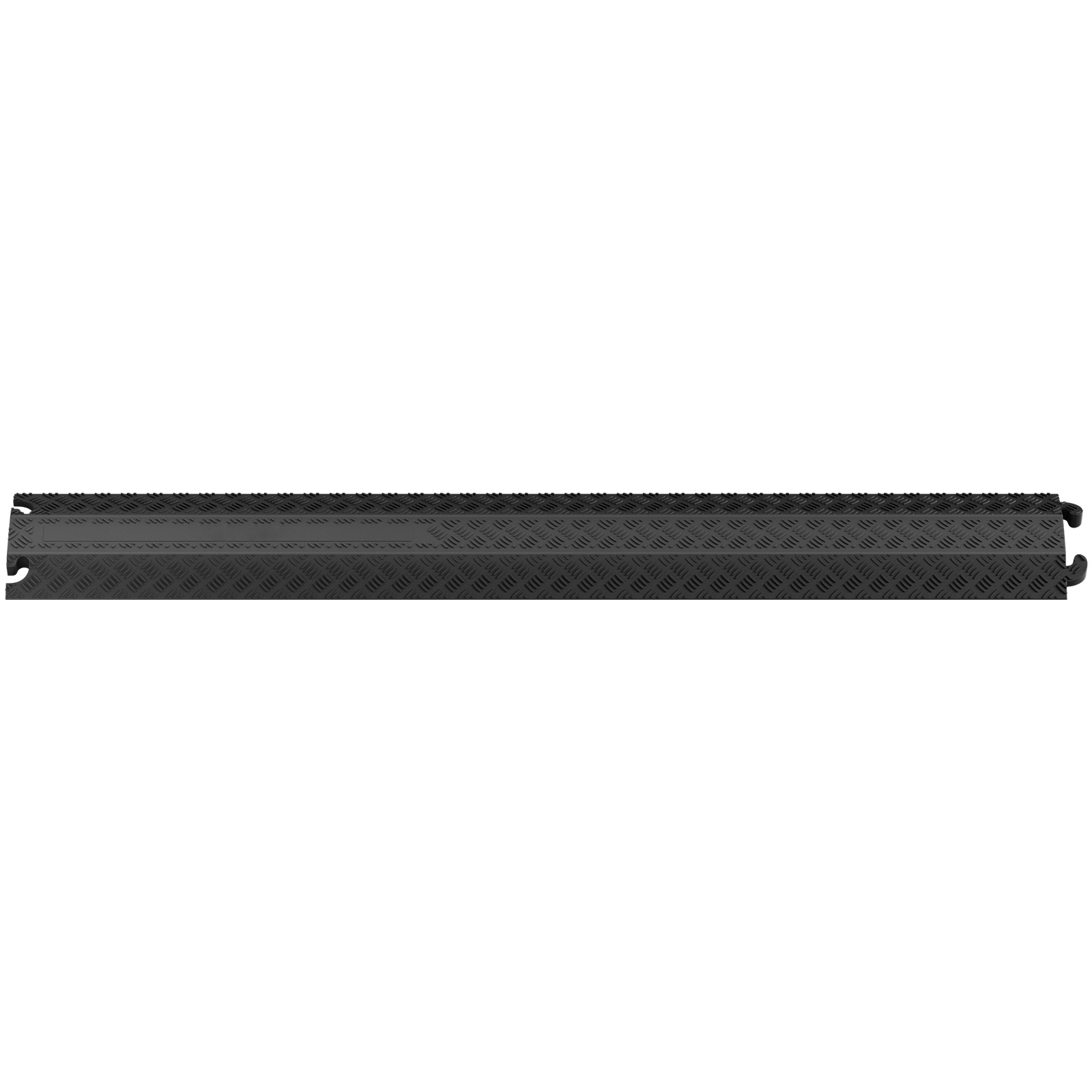 Drop Over Cable Cover Ramp 100x13x2 Cm, 907.18 Kg/axle Load Capacity, Heavy Duty Cable Hose Protector Ramp, Floor Cord Cover For High Walking Traffic Areas Indoor Outdoor Home School