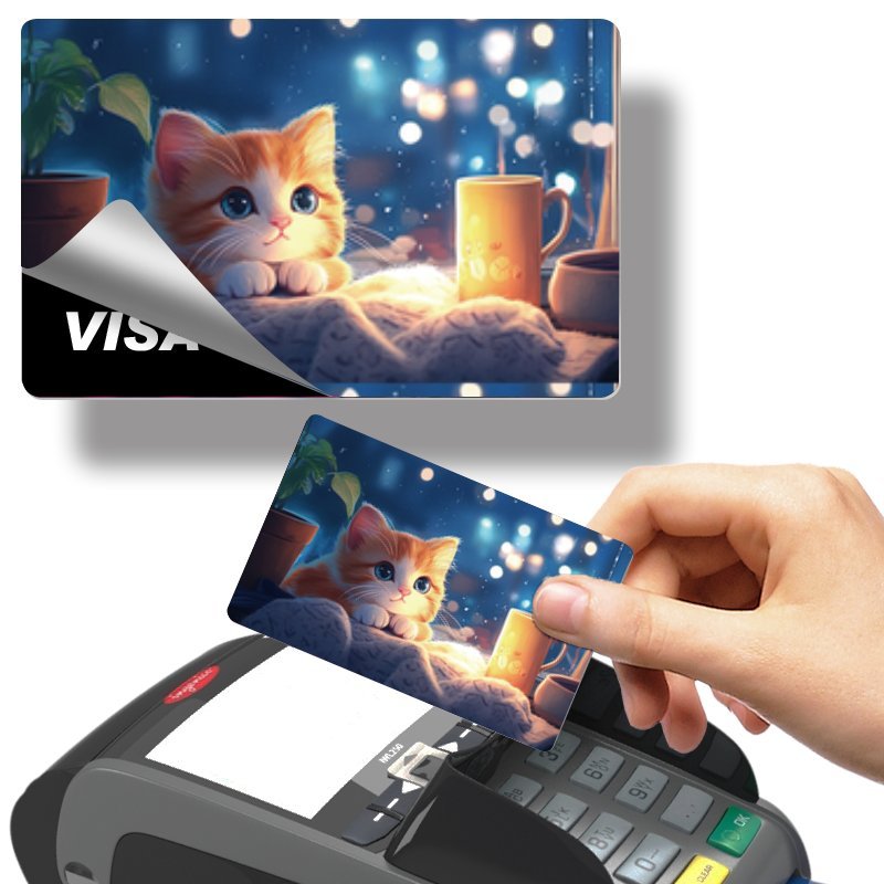 

2- Cat Pvc & Debit , -adhesive Film, Personalized , Use, 14+, Plastic Compatible