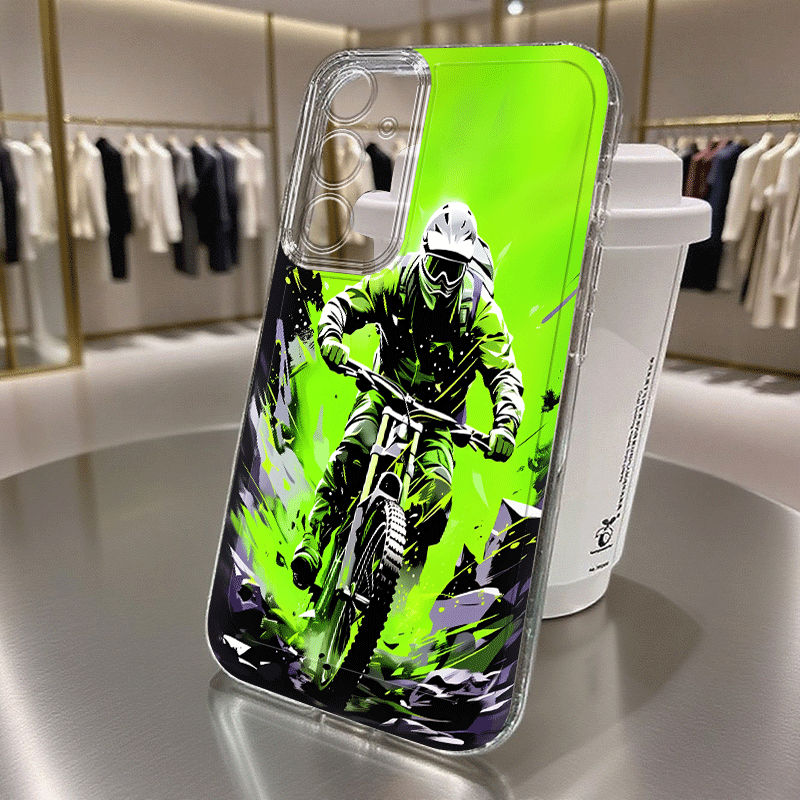 TEMU Phone Case - Mountain Green Dynamic Pattern Phone Case For Galaxy Phone Case New A5 A06 A07 A3 A02 A34 A13 A14 A16 A17 A32 A24 A25 A26 A12 A36