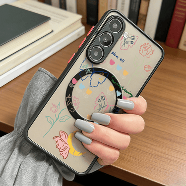 Funda para teléfono: Funda magnética de moda, diseño versátil para uso diario, regalo exquisito para familiares y amigos, patrón de mariposas coloridas, compatible con for Samsung Galaxy S26 Ultra S25/S24/S23/S22/Plus/UltraE/S21/S20/A57/A56/A55/A54/A17/A16/A15/A14 CM2