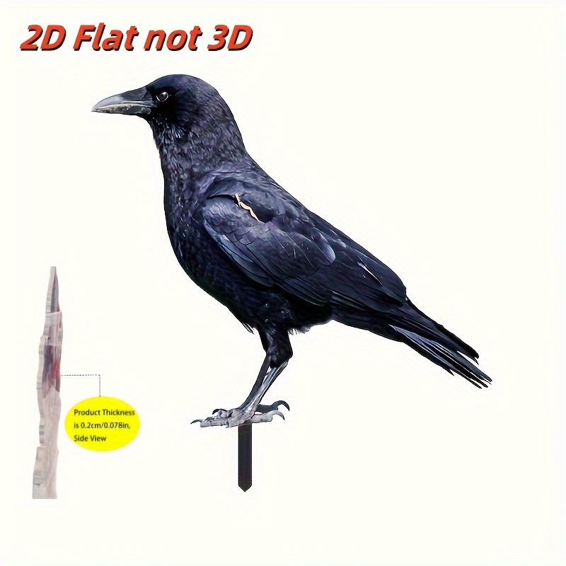 TEMU Statue de noir bohème réaliste 2D plate - Sur pied, convient pour Halloween, Noël, Pâques, décoration extérieure - Figurine de en acrylique