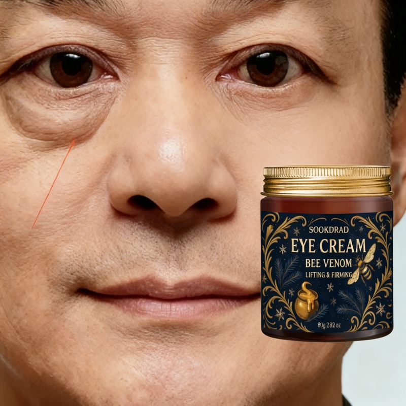 Bee Venom Eye Cream With A Lightweight Texture That Absorbs Easily, Suitable For Daily Eye Skin Types, 80g/2.82oz