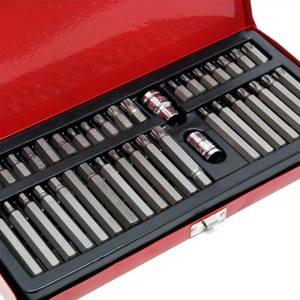 40-Piece Hexagonal Auto Repair Tool Set with Screwdrivers