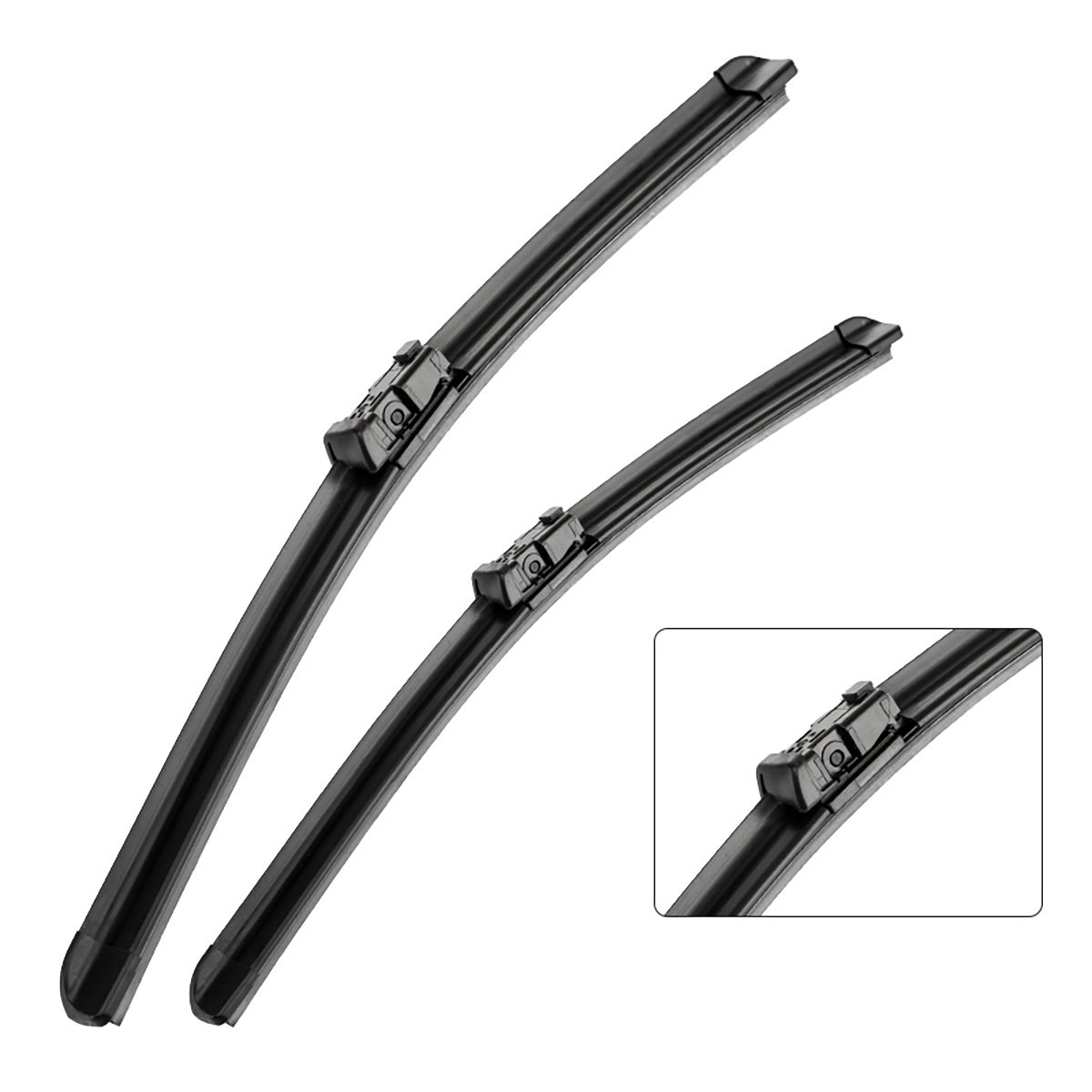 TEMU Wiper Lhd Front Wiper Blades For Mk1 2009 - 2017 Windshield Windscreen Window Car Rain Brushes 30
