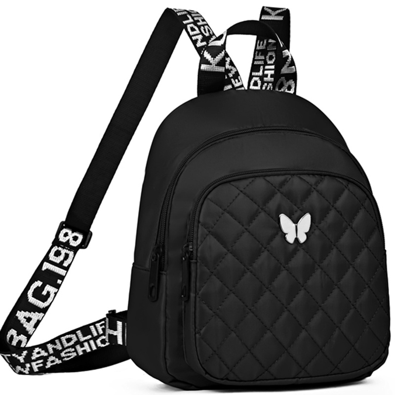 TEMU Unisex Square Bag, Men's And Women's All-fashionable Oxford Cloth Backpack, Fashionable Leisure Large Capacity Travel Backpack [zipper Random]