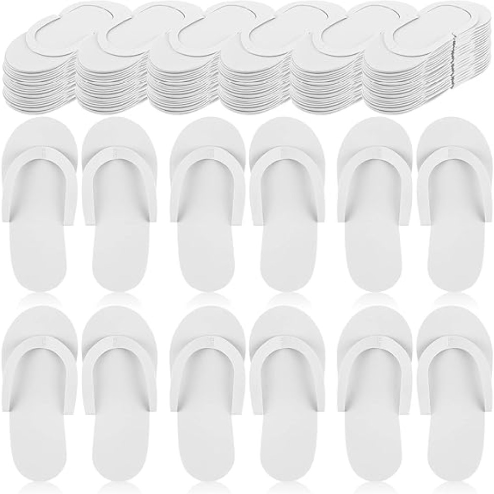 26pcs, Convenient Slippers Travel Shoes Soft Comfortable Non-slip Summer Shower Sandals For Spa, Hotel, Gym, Pool, Beach Use