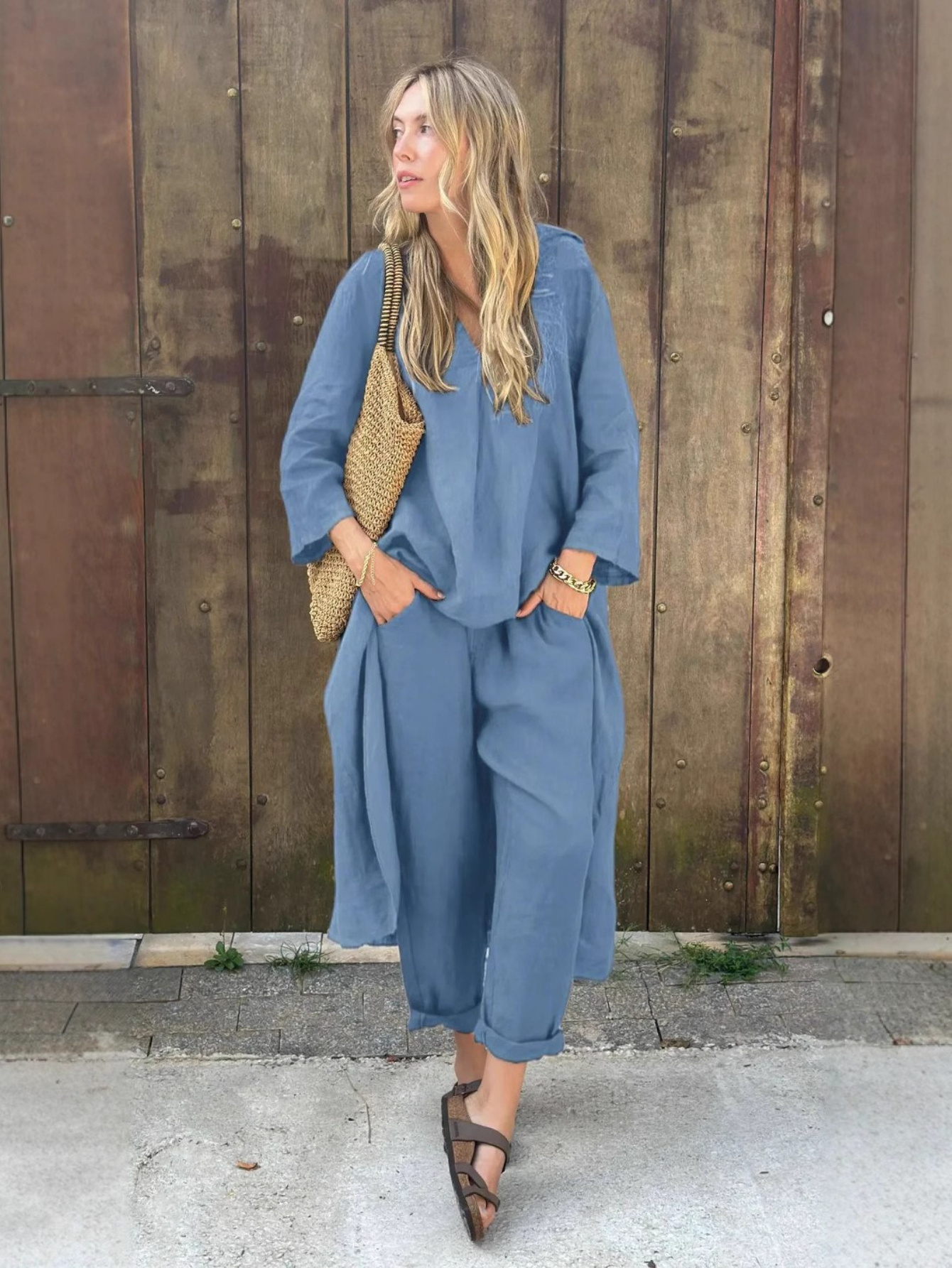 plus size 2025 spring new plus size womens 2pcs set elegant Temu