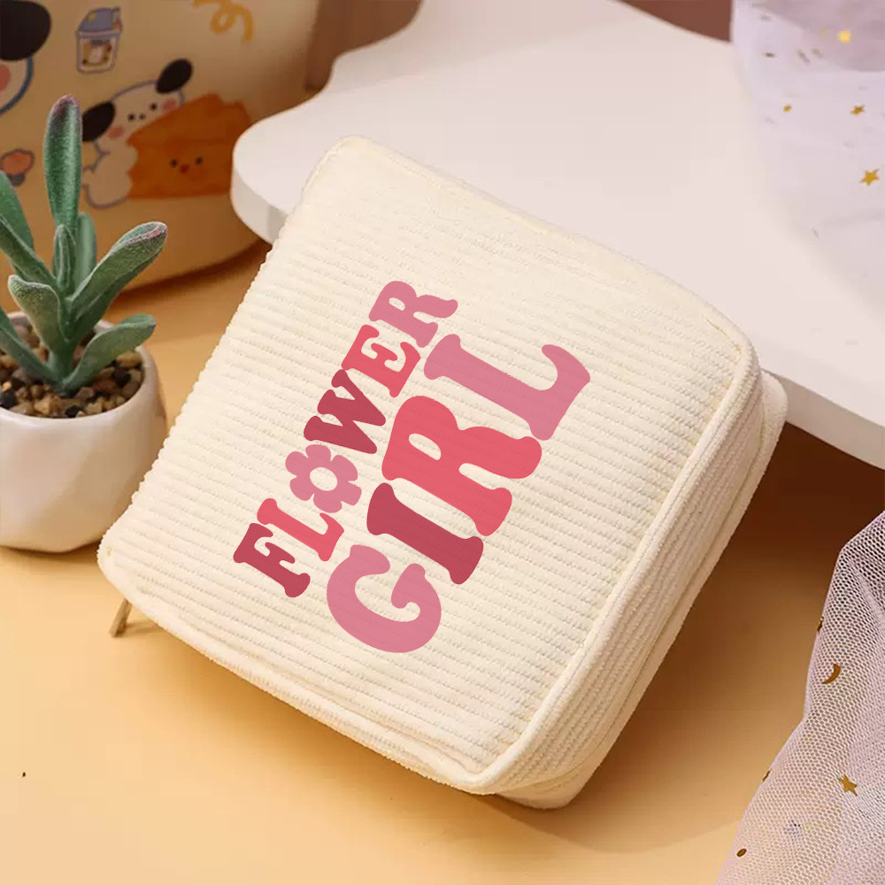 TEMU Proposition pour d', Cadeaux de la Mariée pour d', Petite Trousse de Toilette Esthétique pour Femme, Cadeau pour Demoiselle d', Pochette de