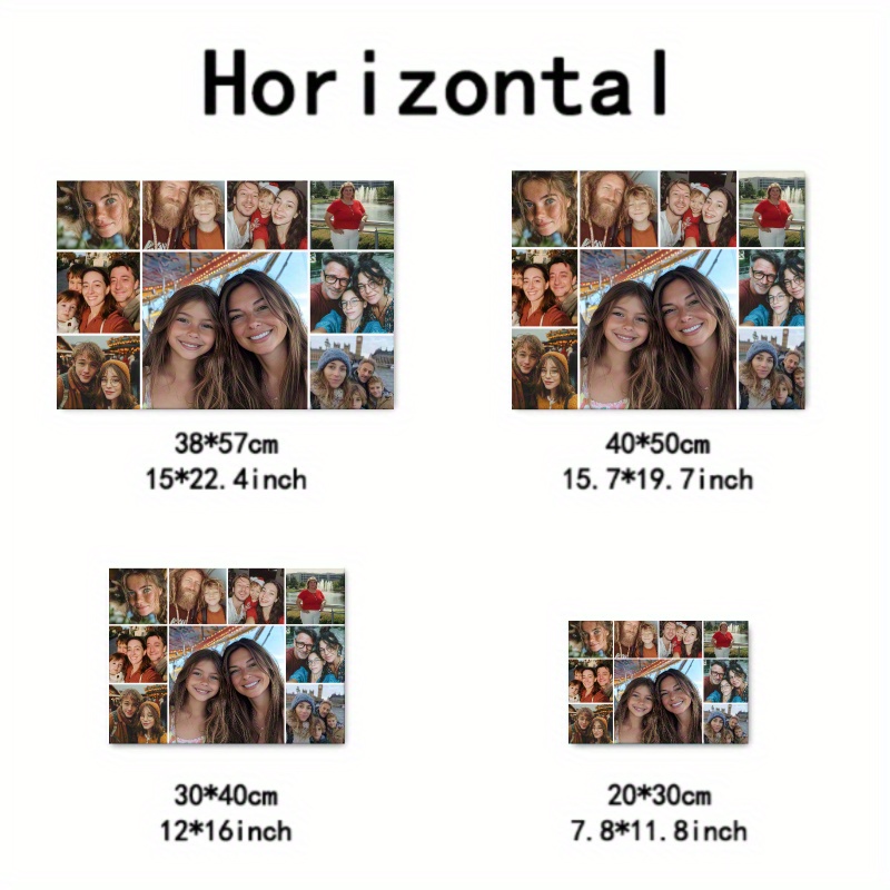 E-shop 2D-Flach, 1-tlg. Mehrbild-Leinwandgemälde, 12x16 Zoll, für Familie, Haustiere, Freunde, Hochzeiten, Jahrestage, Modethemen, Künstler,