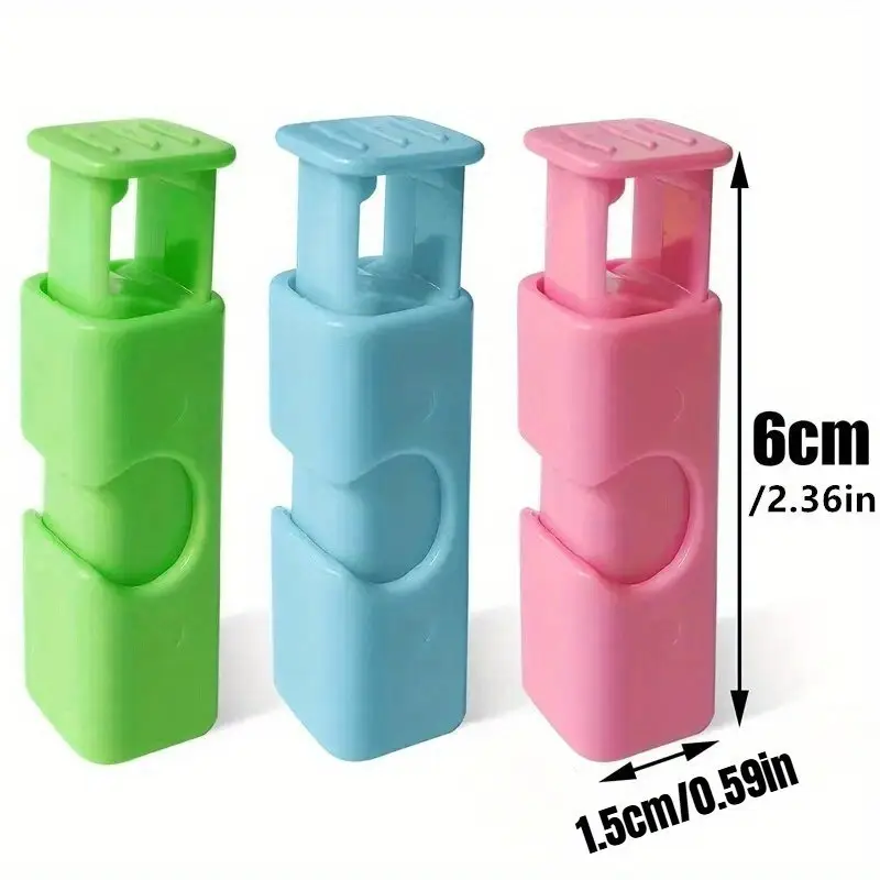 5 15 25 шт. красочные зажимы для запечатывания пакетов с едой, влагозащитные, страховые зажимы для запечатывания, бытовые зажимы для пакетов с приправами, детали 0