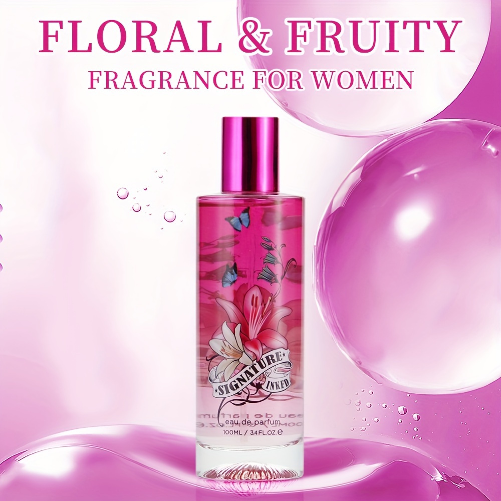 TEMU 3.4 Ounce Women's Eau De Toilette - Mango, Grapefruit, Strawberry & Medium Strength Fragrance 8312