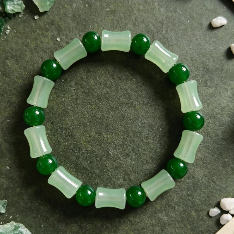 Contrasting Color Single-strand Bracelet, Unique Design
