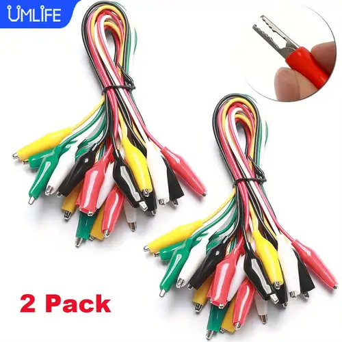 50cm Alligator Clips Double ended Crocodile Clips Cable Wire 50cm Alligator Clips Double ended Crocodile Clips Cable Wire