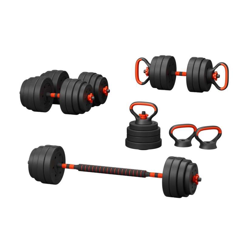 Weight Plates Home Gym Kit 40 Kg Adjustable Dumbbell Set Cast
