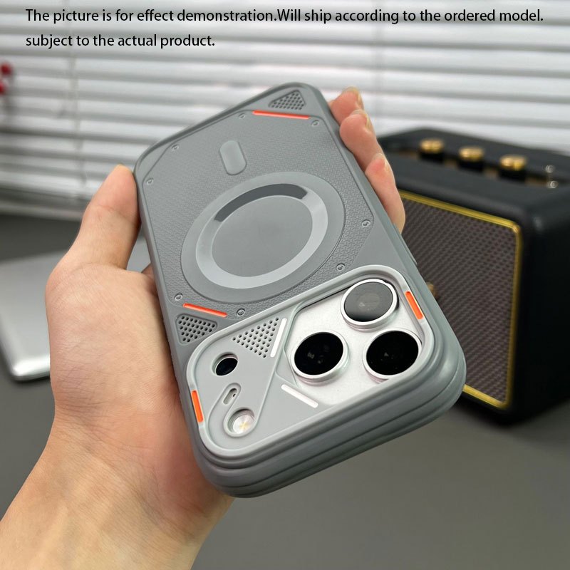 TEMU Phone Case - Suitable For Iphone 17 Full Coverage Silicone Magnetic Shockproof Phone Case, Stylish Personalized Soft Protective Cover For Iphone