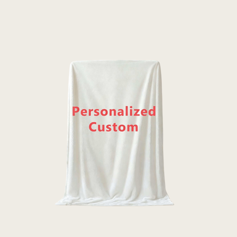 Personalized Photo Bed Cover/Nap Blanket, Custom Gift