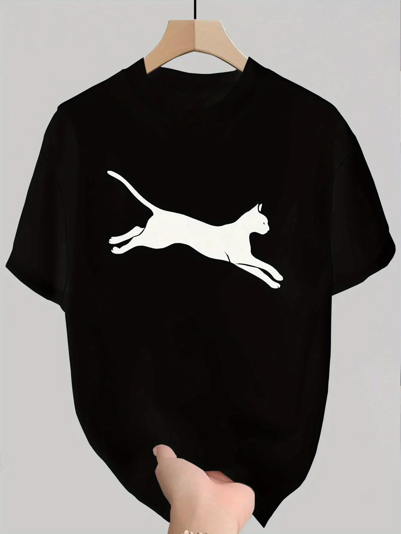 T-shirt uomo in cotone morbido e confortevole a maniche corte estivo_voghion.com