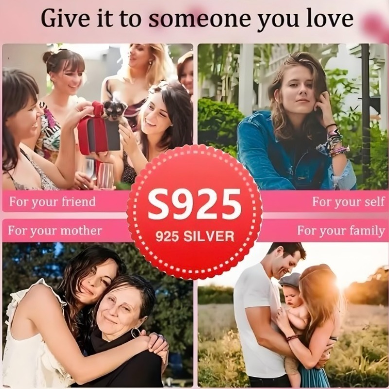 1 pair s925 sterling silvery fashion vintage exquisite trendy french style unique light luxury elegant ethnic     sparkling starry sky multi round synthetic synthetic zirconia double sided stud letter t shaped hollow geometric high end Product details 5