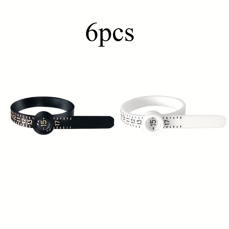 TEMU Cinta métrica para anillos Mix Ring - Herramienta dual para anillos con precisión, ideal para uso profesional y de bricolaje, herramientas para