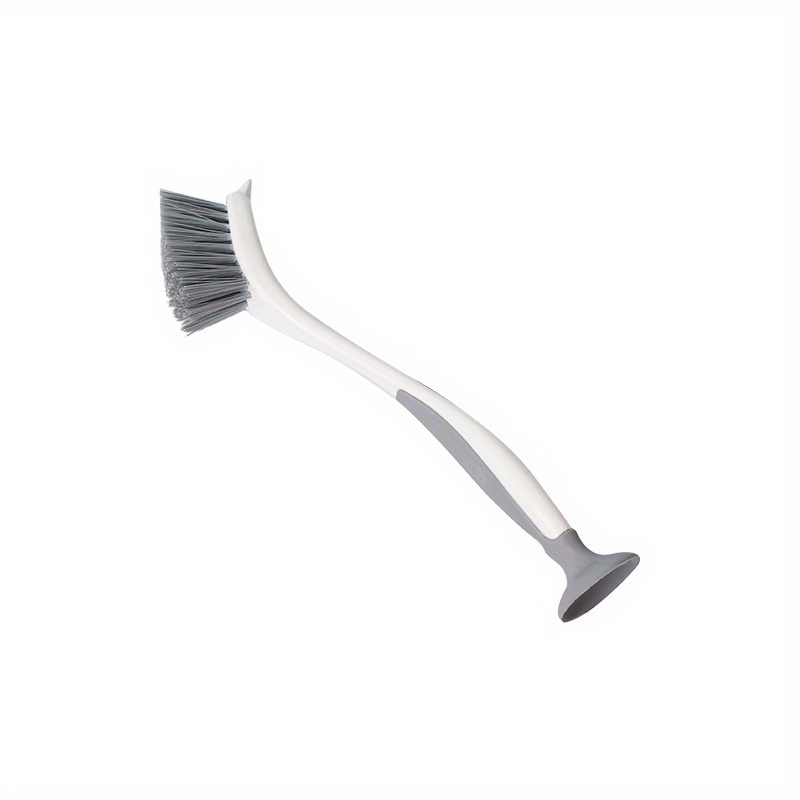 Suction Cup Upright Long Handle, Kitchen Cleaning Brush Without Drilling, Powerful Multi-functional Scrubber, Pot Brush/dish Brush/stove Brush/sink Brush, -free Tool