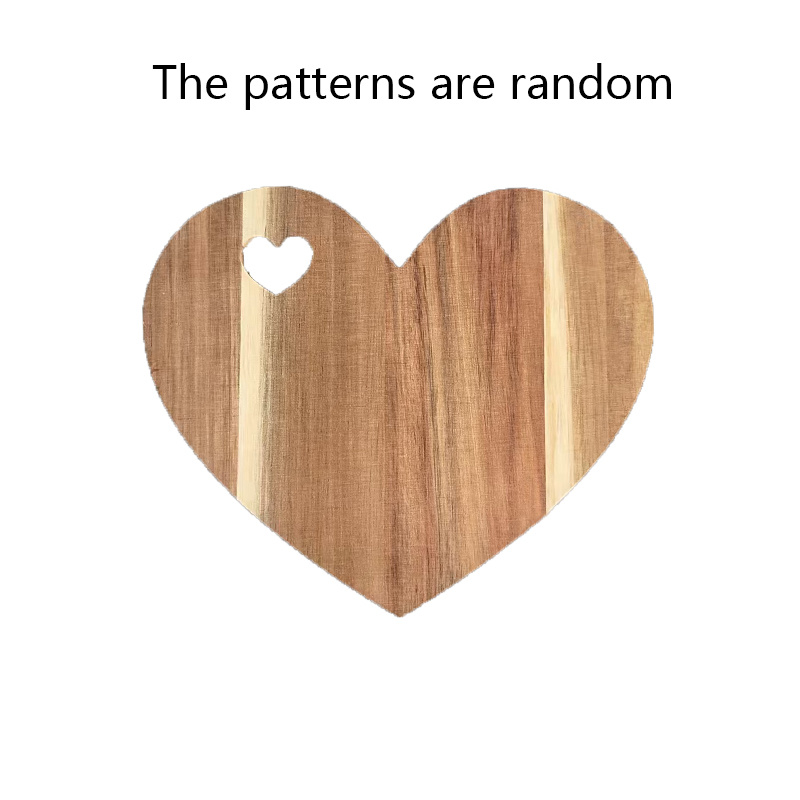 TEMU 2d Flat, 1pc Vintage Wood Heart Wall Hanging Ornament - Wood Grain Suitable For Decor,, Wedding Gift, Rustic Decoration, Mounting For Women'